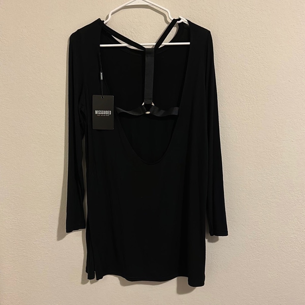 MISSGUIDED BLACK DRESS